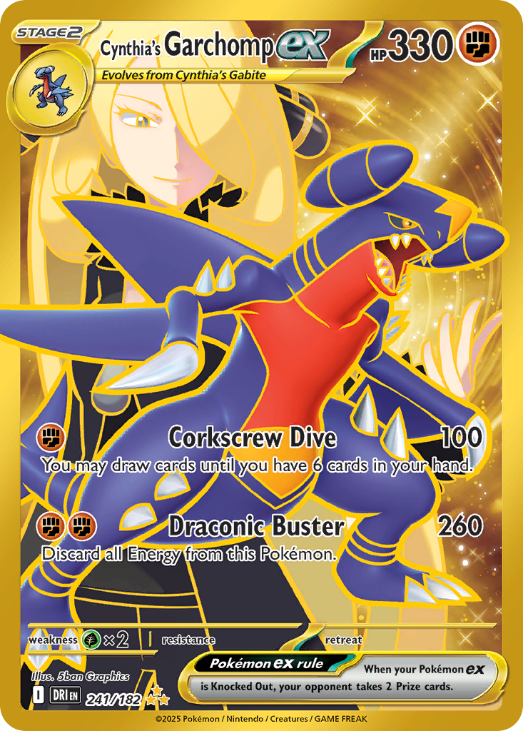 Cynthia's Garchomp ex - Destined Rivals #241