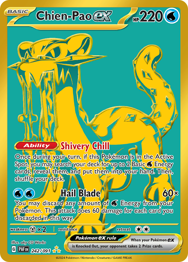 Chien-Pao ex - Paldean Fates #242