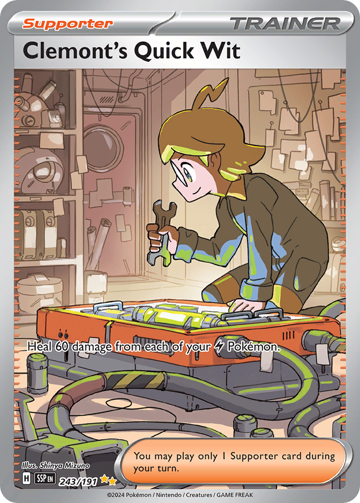 Clemont's Quick Wit - Surging Sparks #243