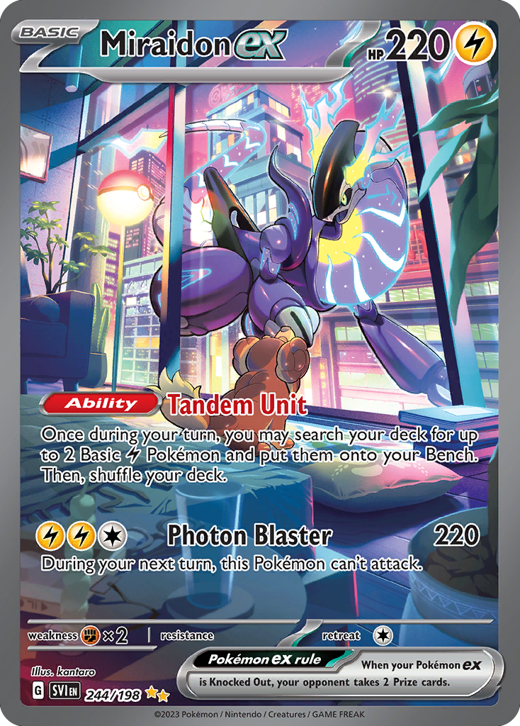 Miraidon ex - Scarlet & Violet #244