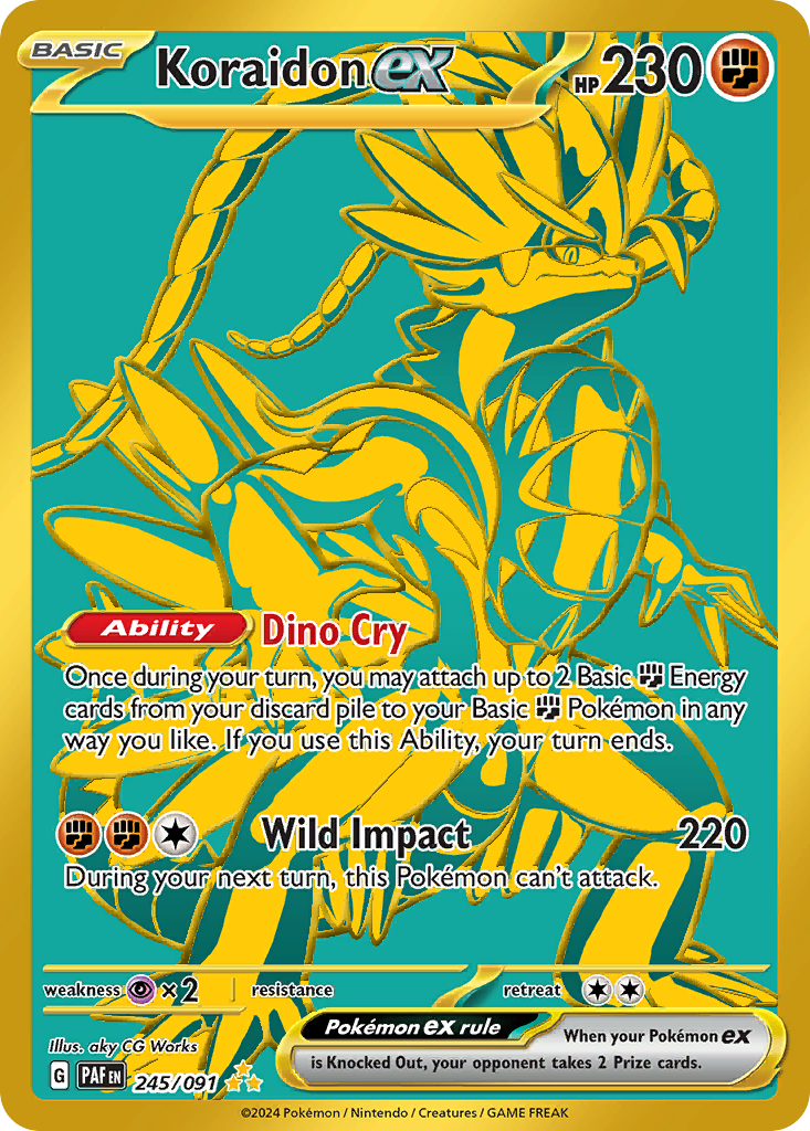 Koraidon ex - Paldean Fates #245