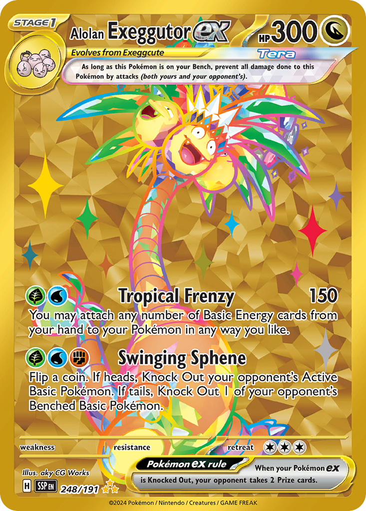 Alolan Exeggutor ex - Surging Sparks #248
