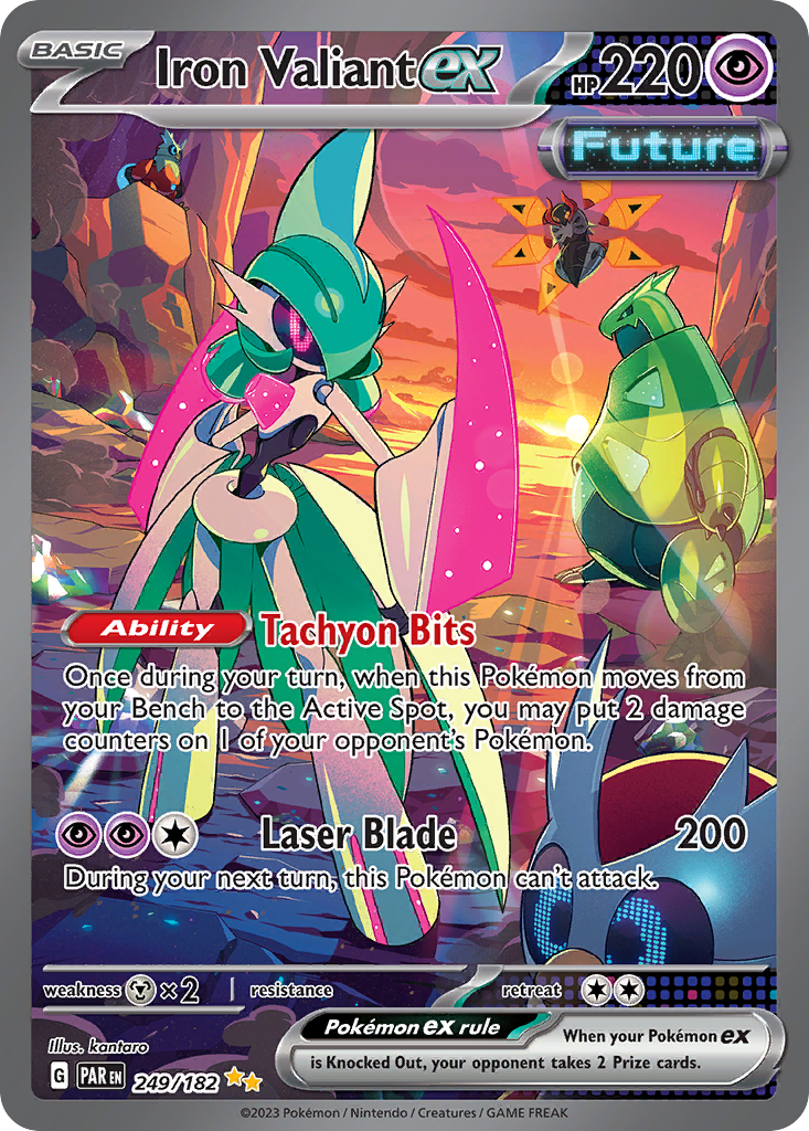 Iron Valiant ex - Paradox Rift #249