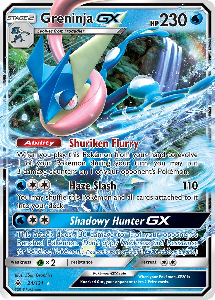 Greninja-GX - Forbidden Light #24