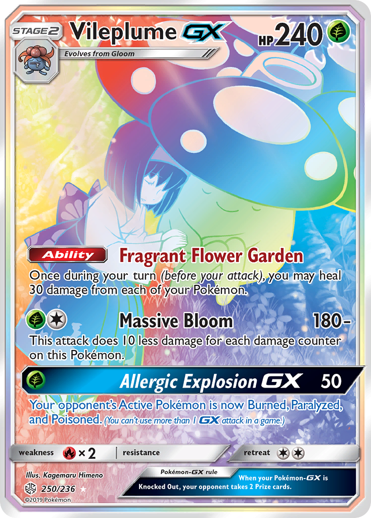 Vileplume-GX - Cosmic Eclipse #250
