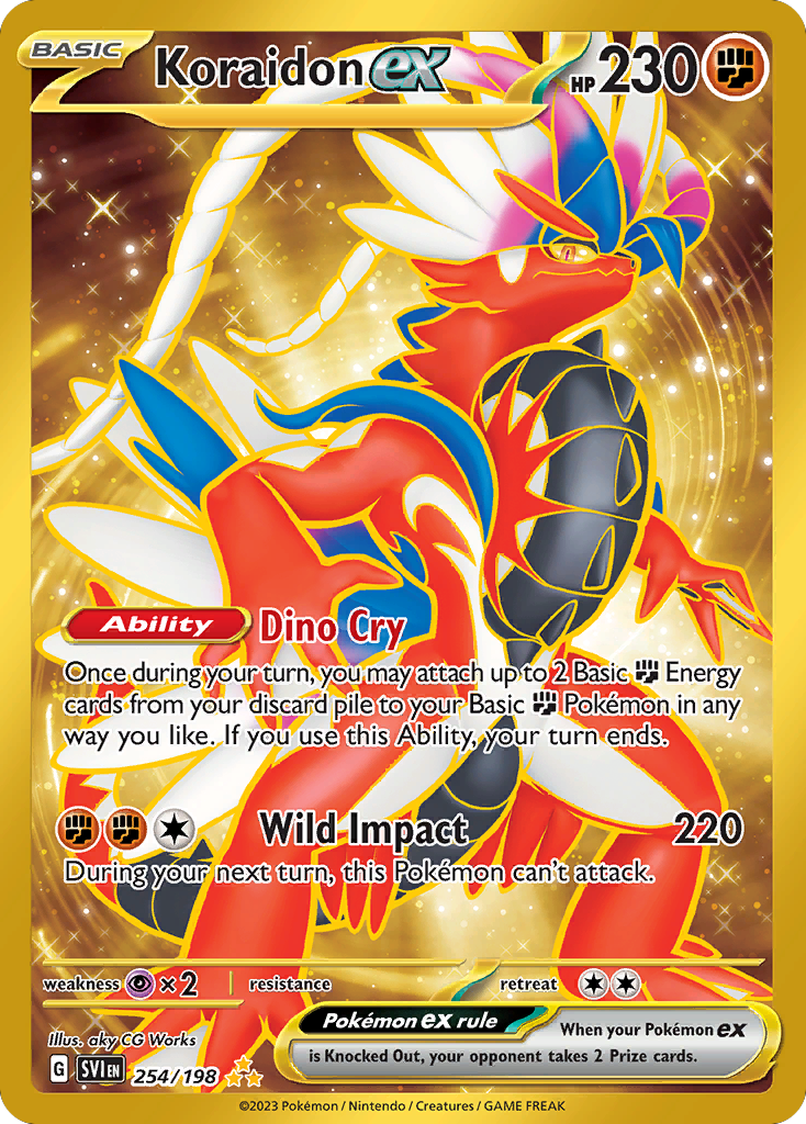 Koraidon ex - Scarlet & Violet #254