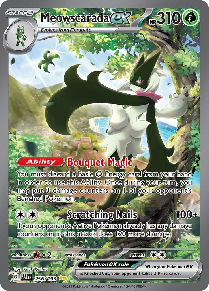 Meowscarada ex - Paldea Evolved #256