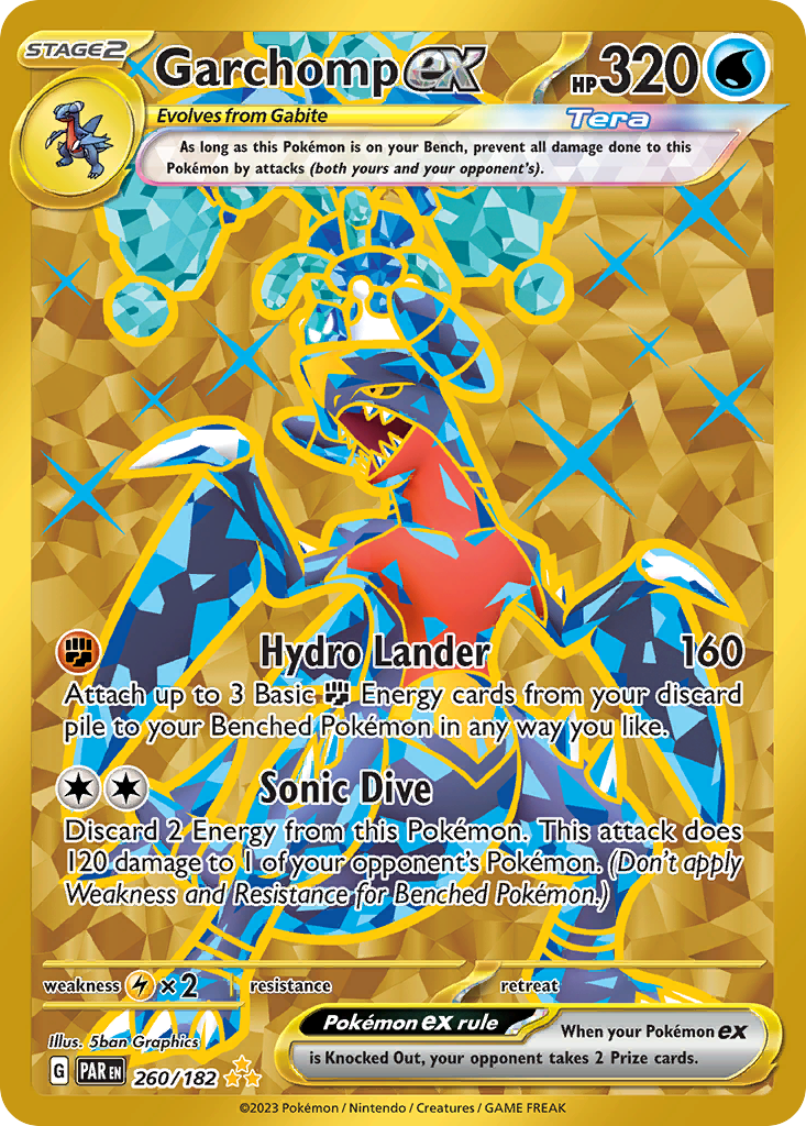 Garchomp ex - Paradox Rift #260