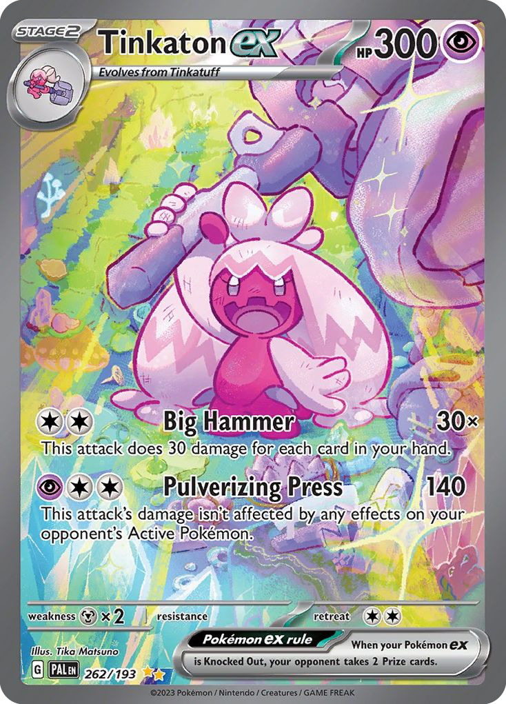 Tinkaton ex - Paldea Evolved #262