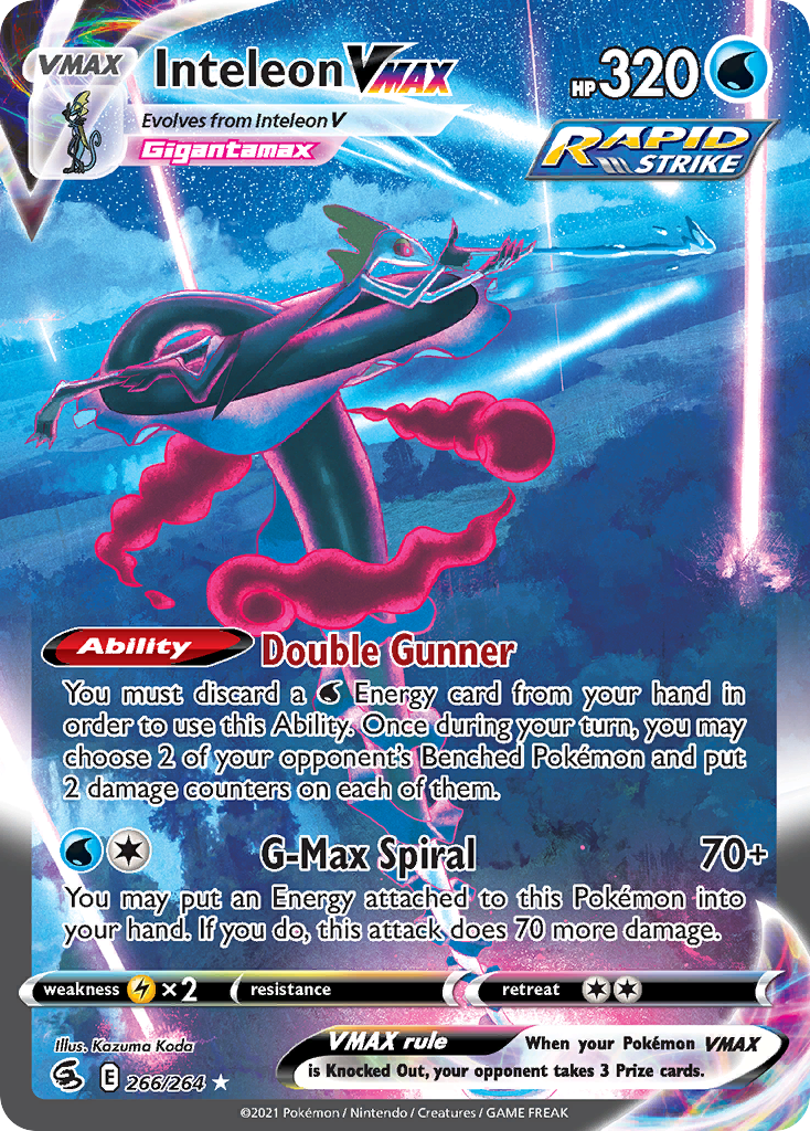 Inteleon VMAX - Fusion Strike #266