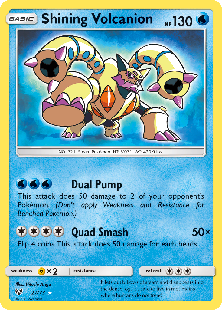 Shining Volcanion - Shining Legends #27