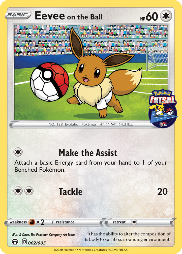 Eevee on the Ball - Pokémon Futsal Collection #2