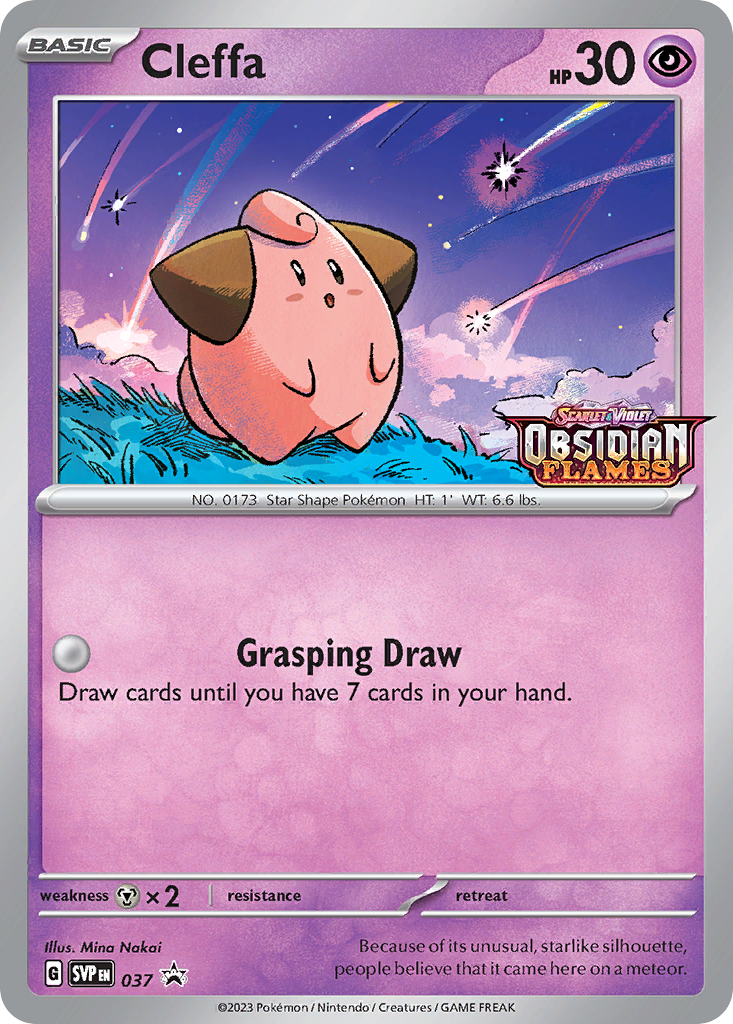 Cleffa - Scarlet & Violet Black Star Promos #37