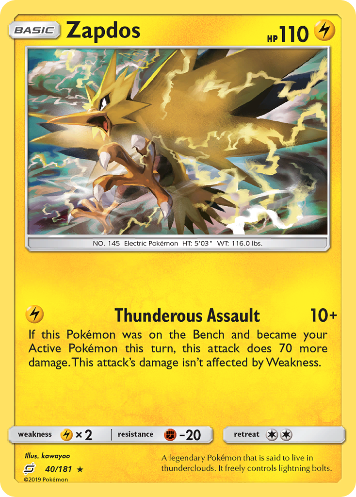 Zapdos - Team Up #40