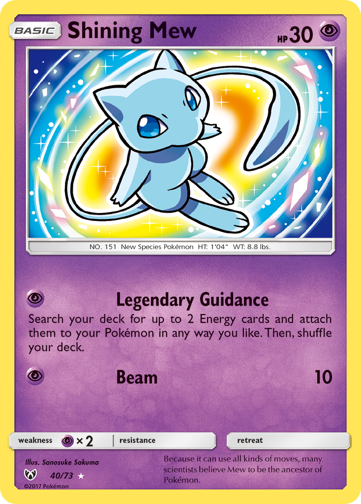 Shining Mew - Shining Legends #40