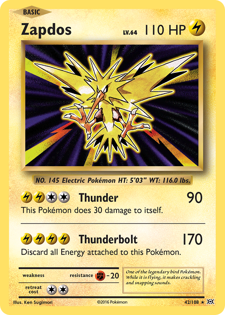 Zapdos - Evolutions #42