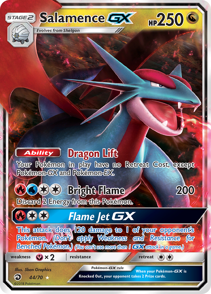 Salamence-GX - Dragon Majesty #44
