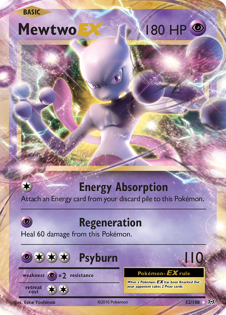 Mewtwo-EX - Evolutions #52