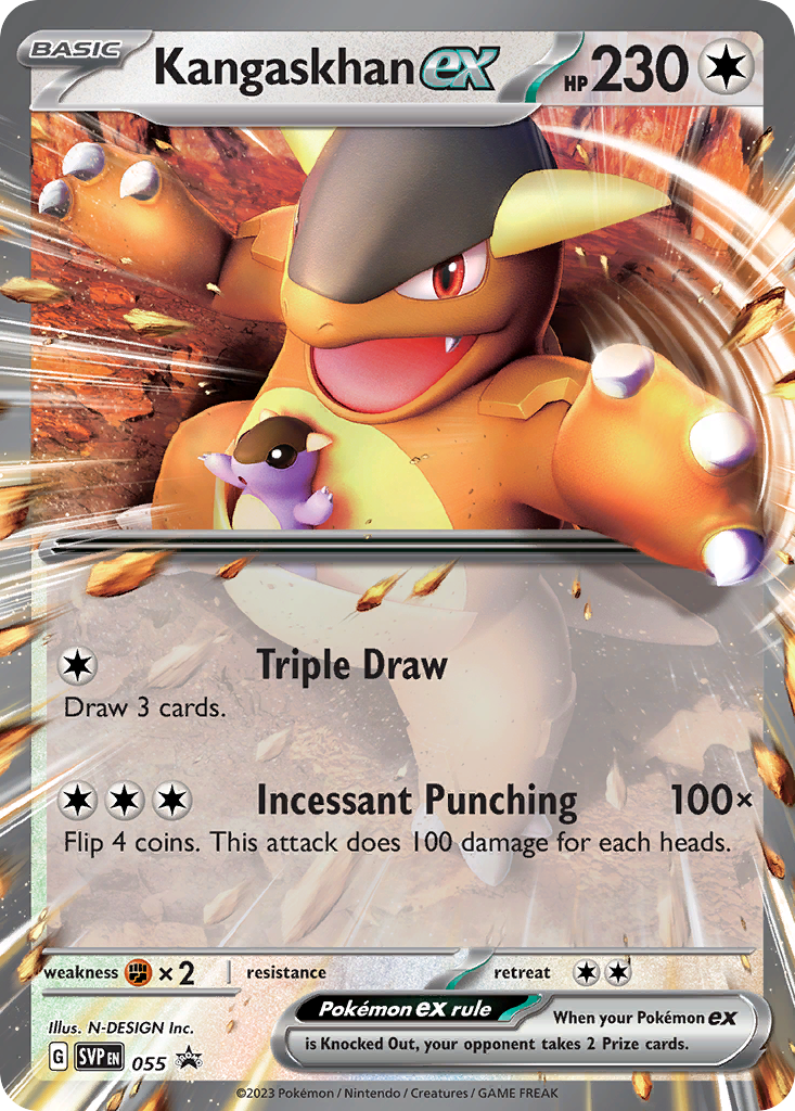 Kangaskhan ex - Scarlet & Violet Black Star Promos #55