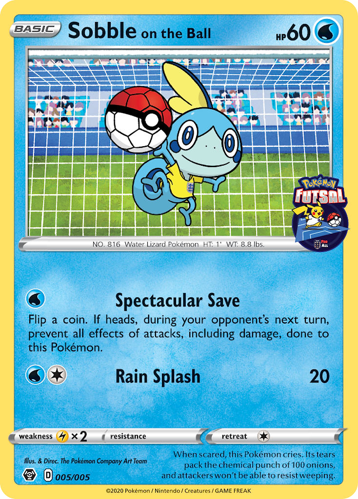 Sobble on the Ball - Pokémon Futsal Collection #5