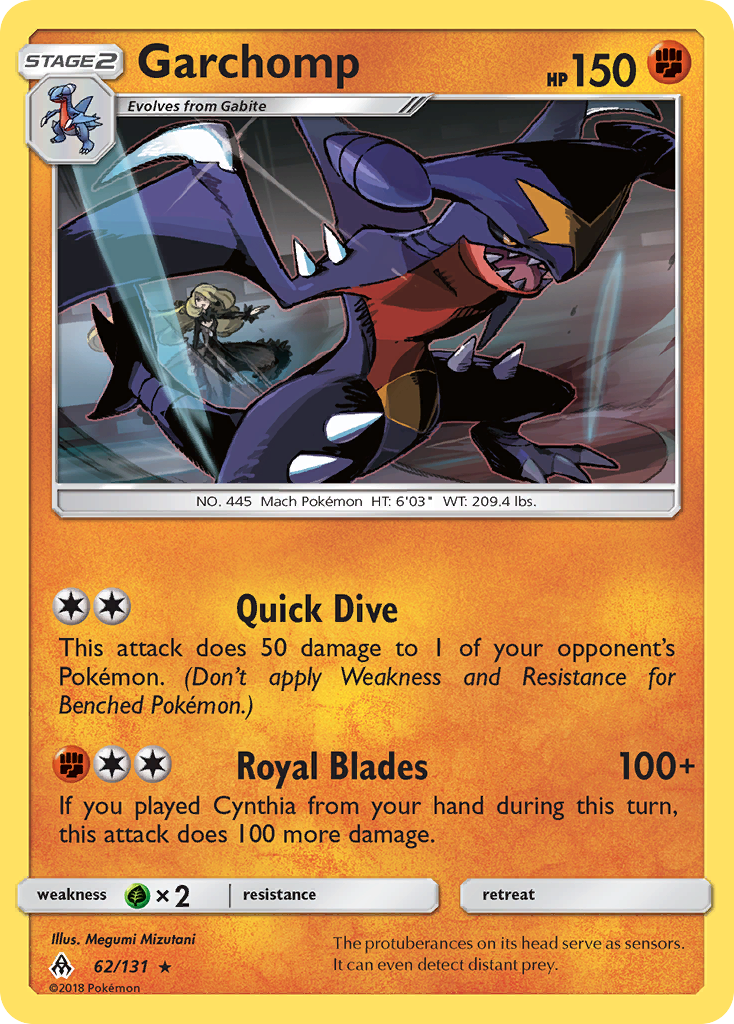 Garchomp - Forbidden Light #62