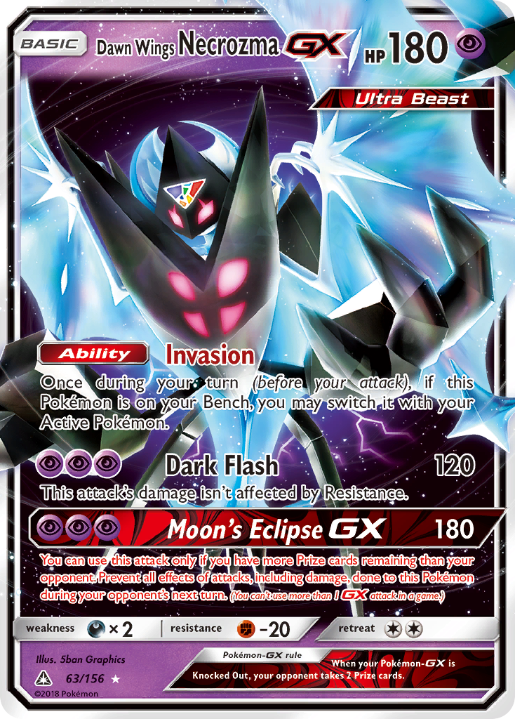 Dawn Wings Necrozma-GX - Ultra Prism #63