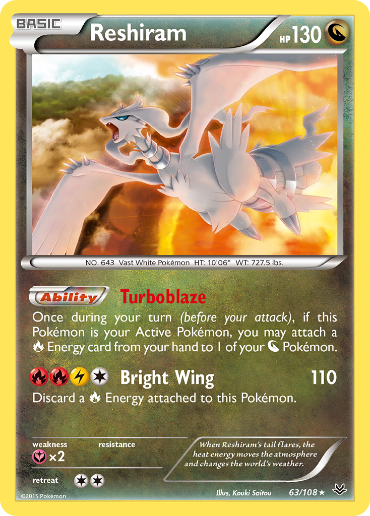 Reshiram - Roaring Skies #63