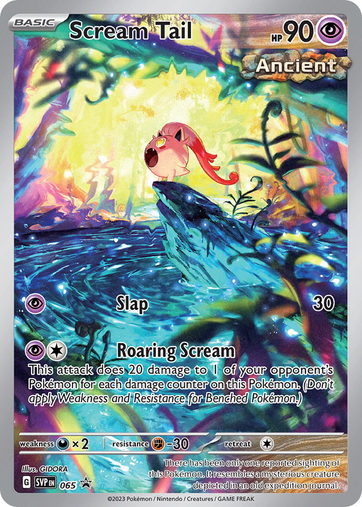 Scream Tail - Scarlet & Violet Black Star Promos #65