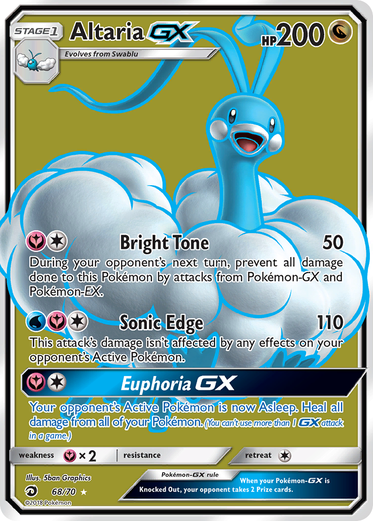 Altaria-GX - Dragon Majesty #68