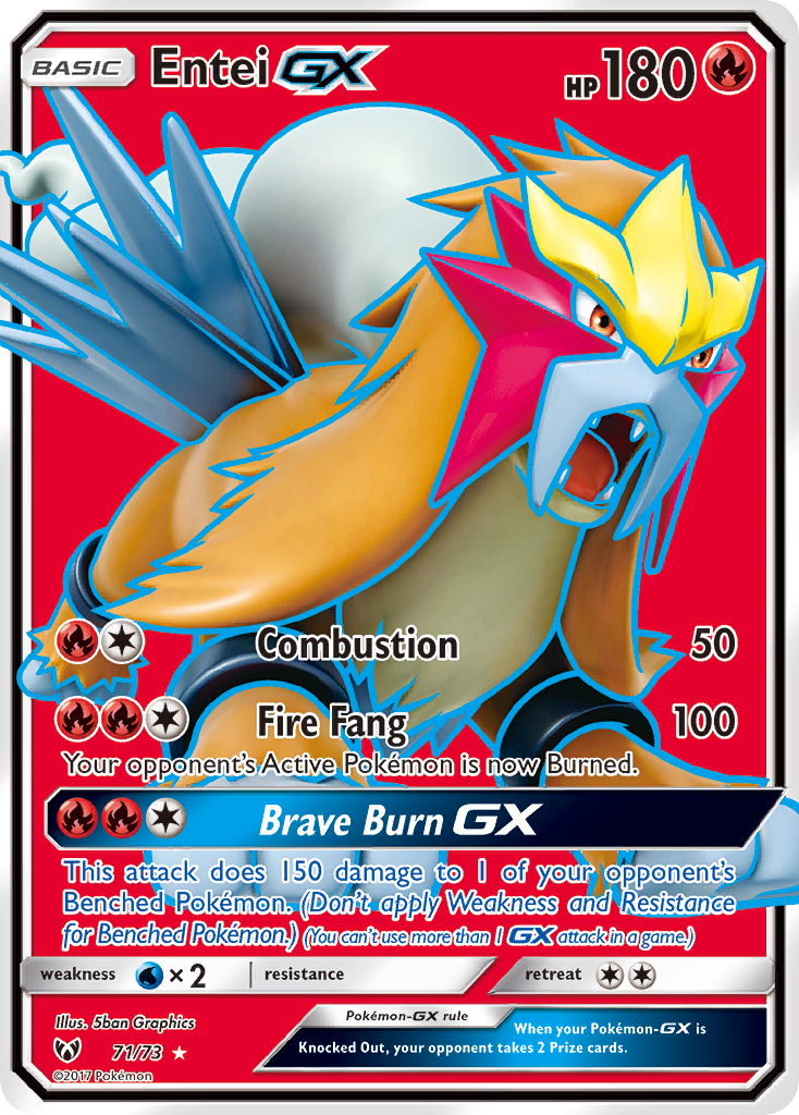 Entei-GX - Shining Legends #71