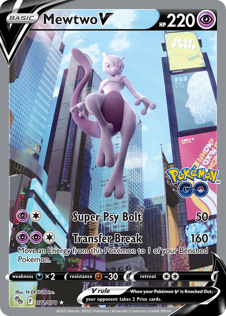 Mewtwo V - Pokémon GO #72