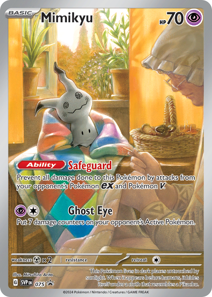 Mimikyu - Scarlet & Violet Black Star Promos #75