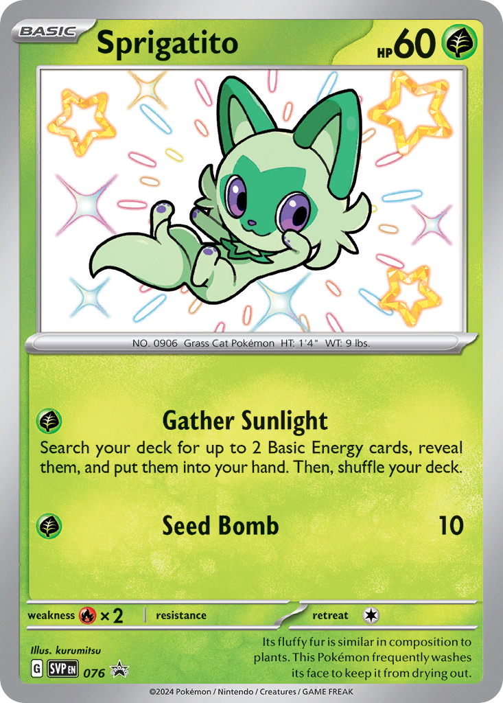 Sprigatito - Scarlet & Violet Black Star Promos #76