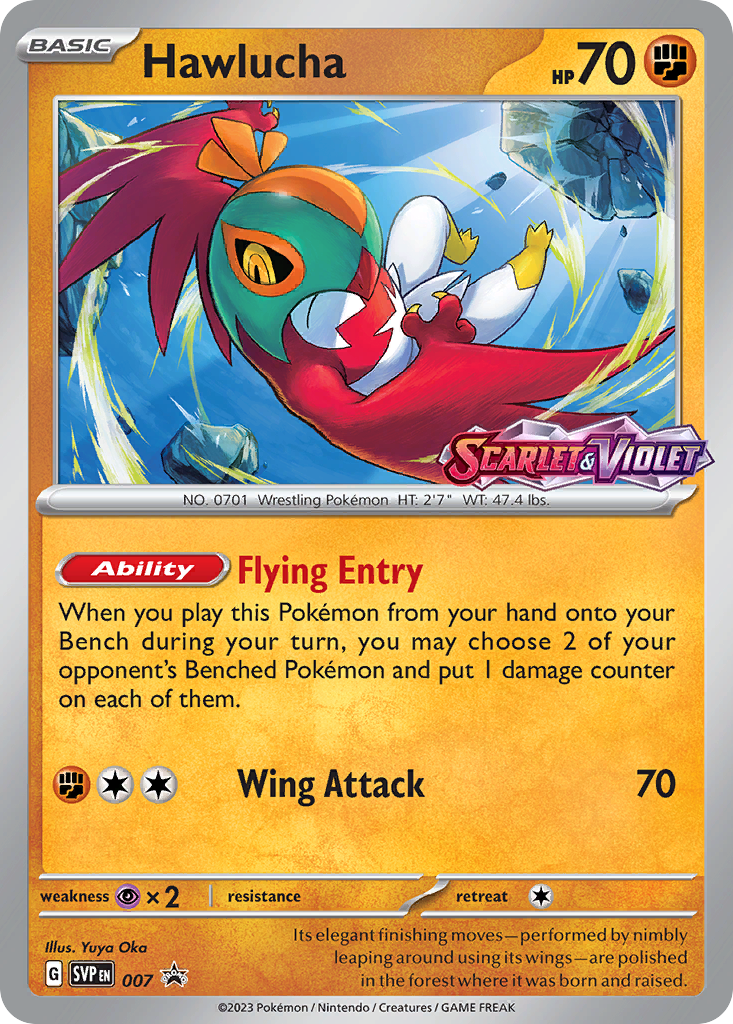 Hawlucha - Scarlet & Violet Black Star Promos #7