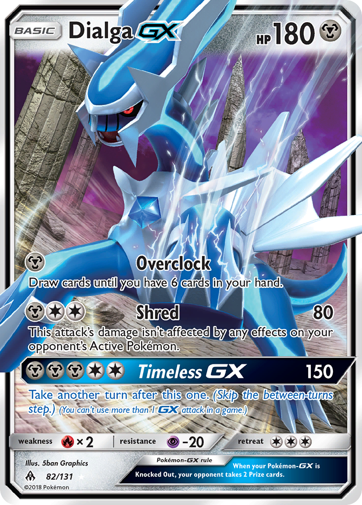 Dialga-GX - Forbidden Light #82
