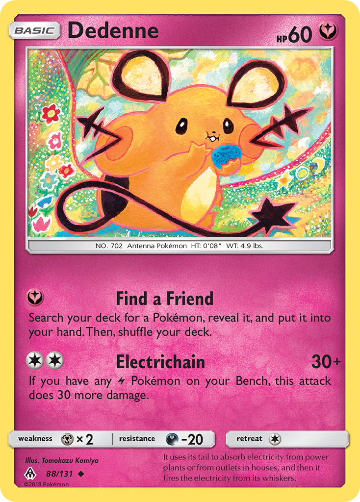 Dedenne - Forbidden Light #88