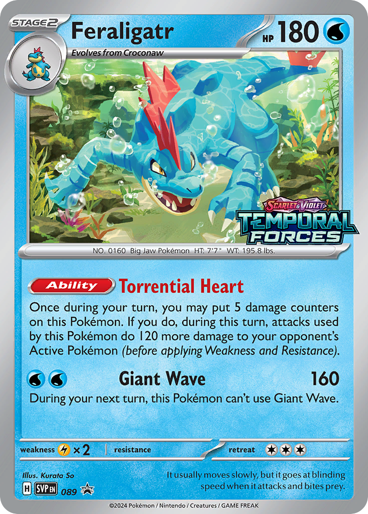 Feraligatr - Scarlet & Violet Black Star Promos #89