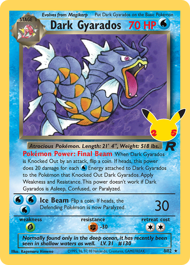 Dark Gyarados - Celebrations: Classic Collection #8