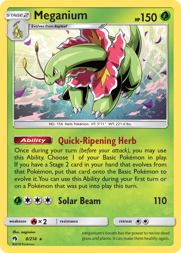 Meganium - Lost Thunder #8