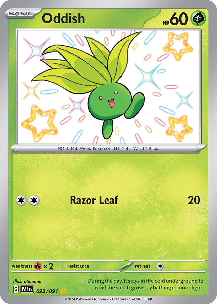 Oddish - Paldean Fates #92