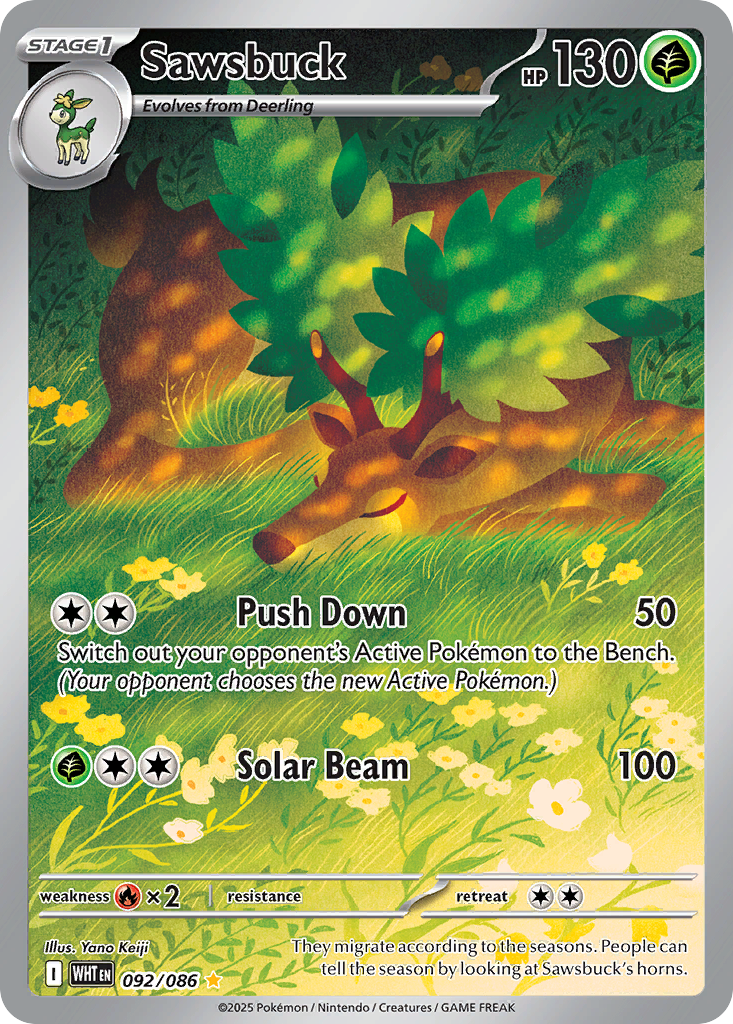 Sawsbuck - White Flare #92
