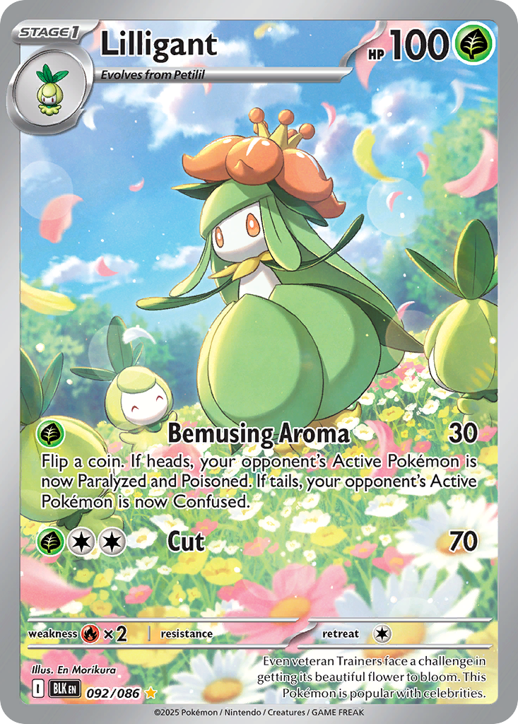 Lilligant - Black Bolt #92