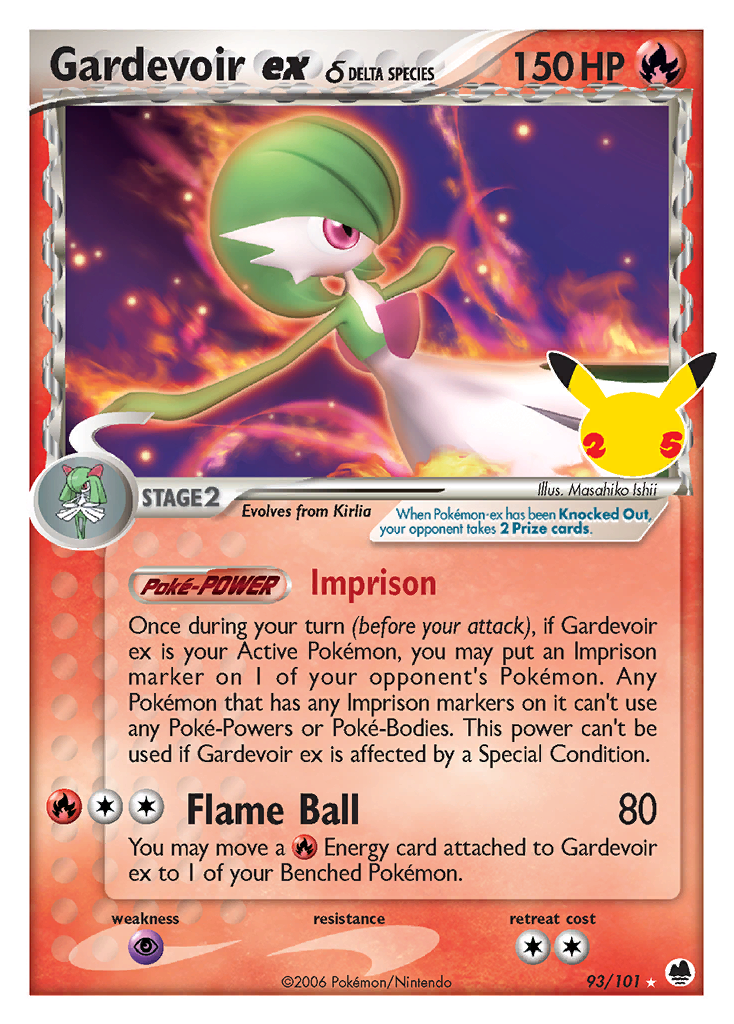 Gardevoir ex δ - Celebrations: Classic Collection #93
