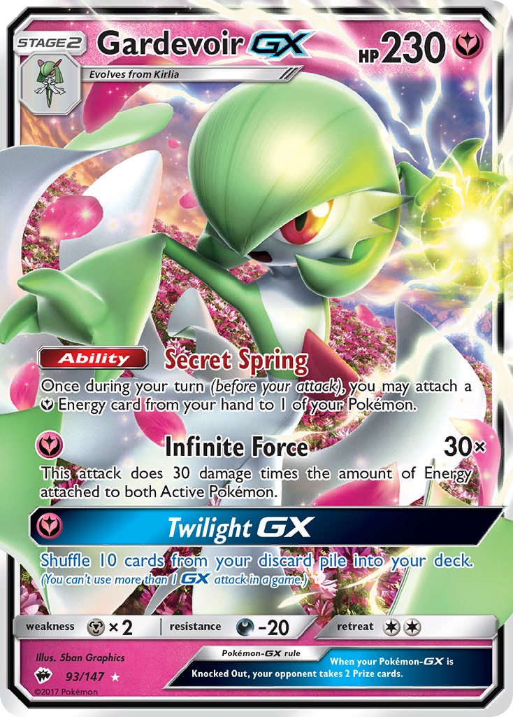 Gardevoir-GX - Burning Shadows #93