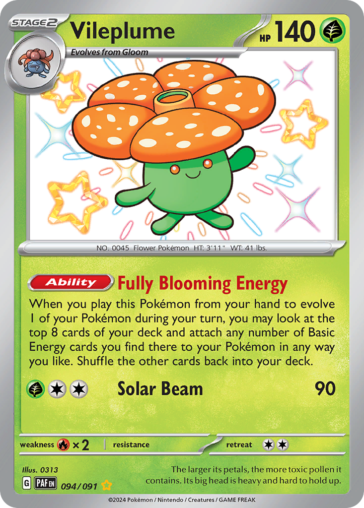 Vileplume - Paldean Fates #94