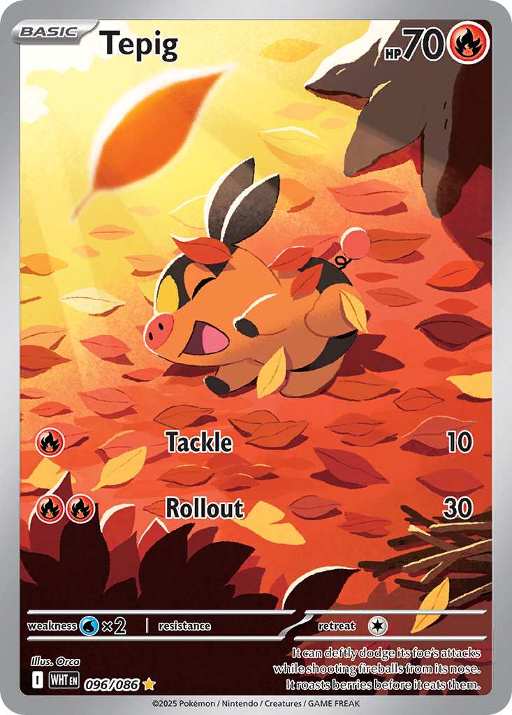 Tepig - White Flare #96