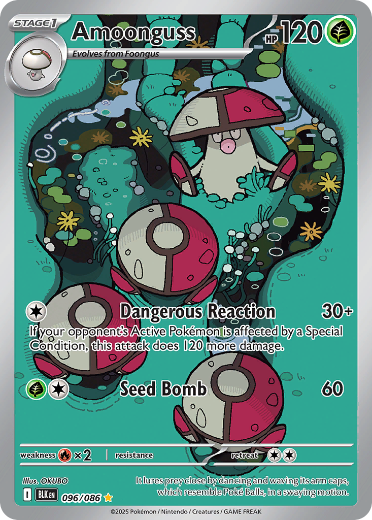 Amoonguss - Black Bolt #96