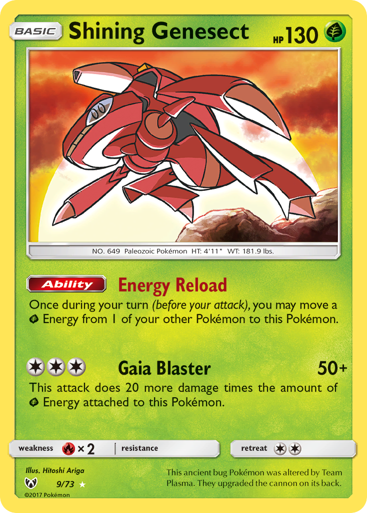 Shining Genesect - Shining Legends #9
