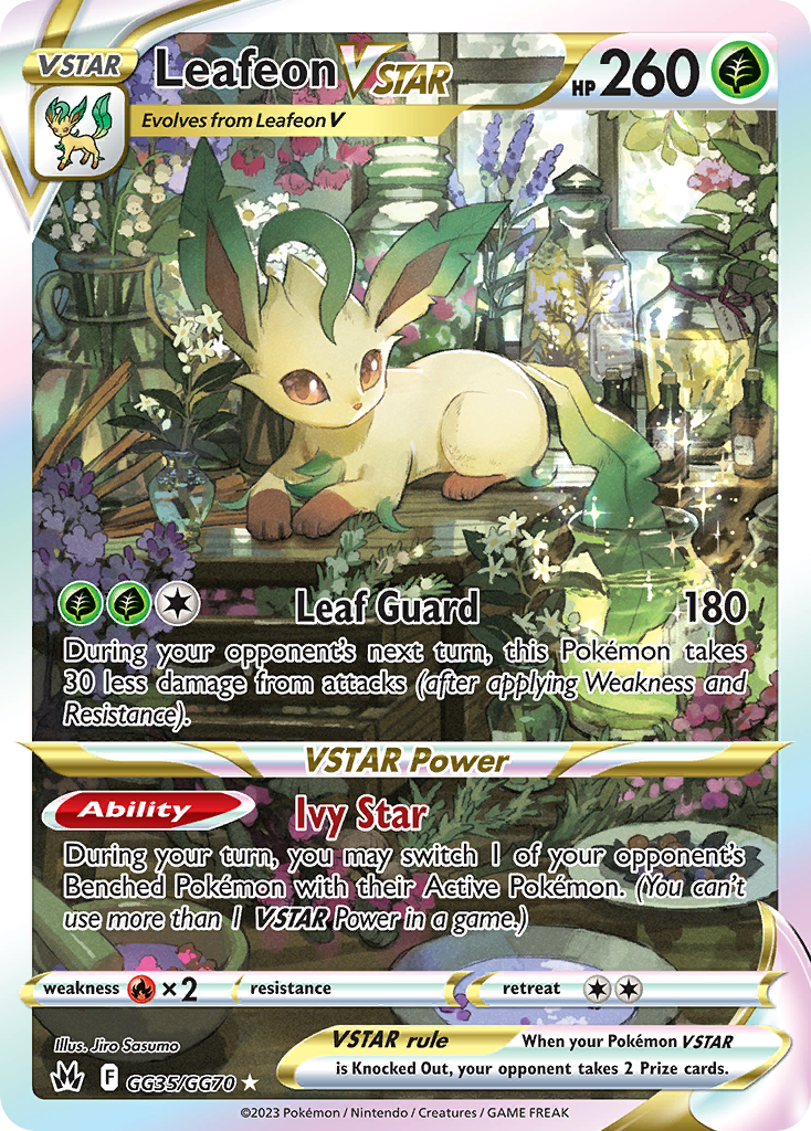 Leafeon VSTAR - Crown Zenith Galarian Gallery #GG35