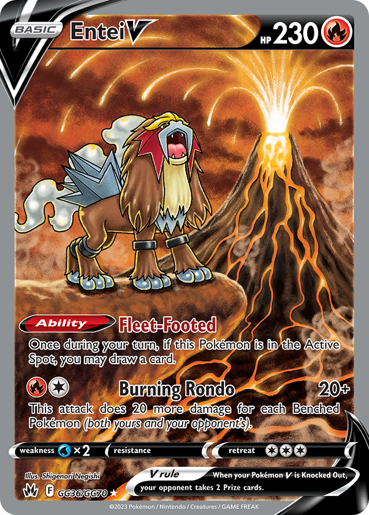 Entei V - Crown Zenith Galarian Gallery #GG36
